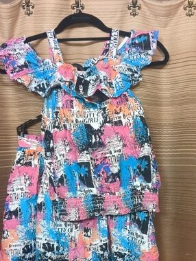 Girls' Multicolor Printed Matching Set - Brand: